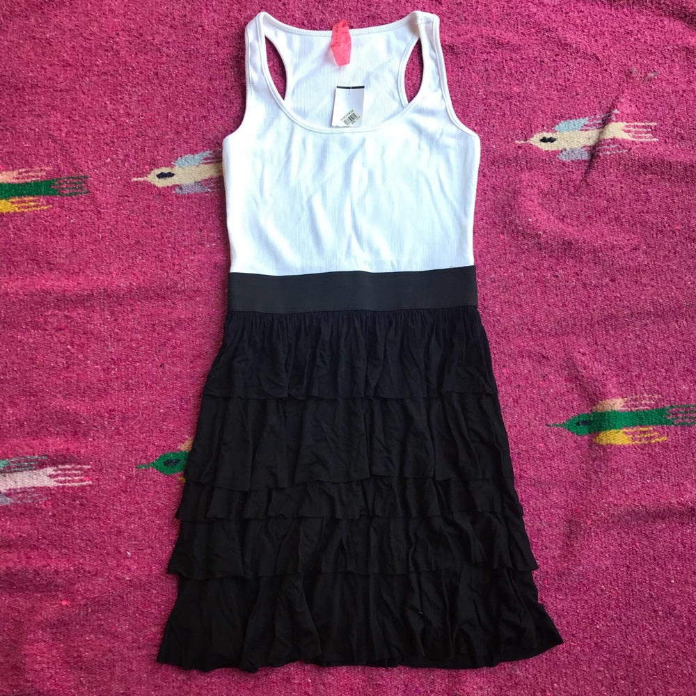 Black and white dress